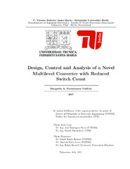Design, control and Analysis of a Novel Multilevel converter with ...