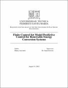 Finite control set model predictive control for renewable energy ...